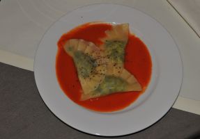 die Ravioli zur Auslese